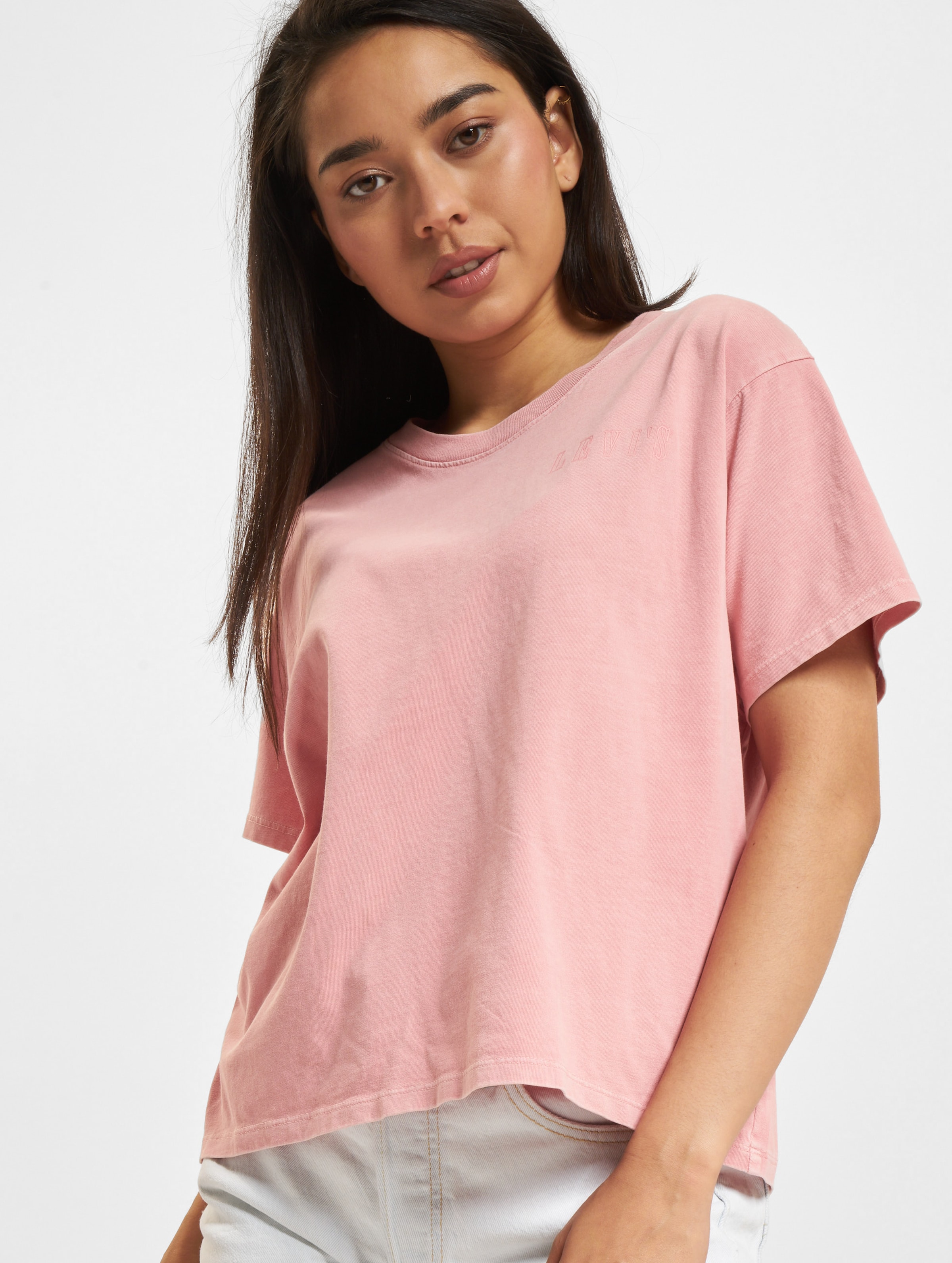 Levi's Levis Graphic Varsity T-Shirt Frauen,Unisex op kleur roze, Maat XS