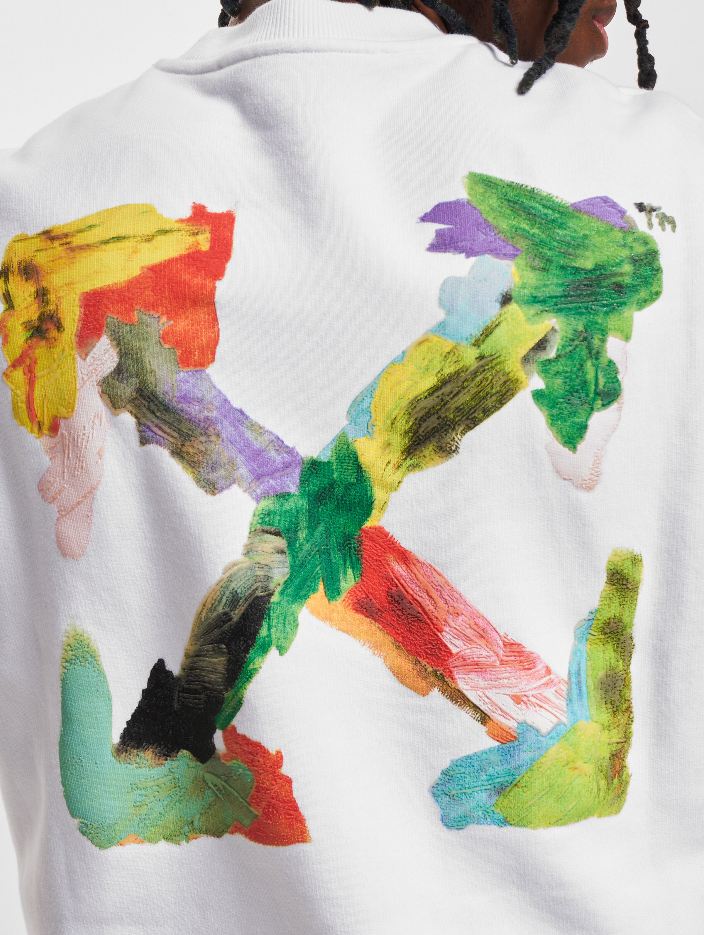 Off white multicolor store shirt