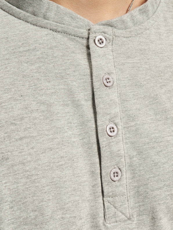 Urban Classics Basic Henley Longsleeve-3
