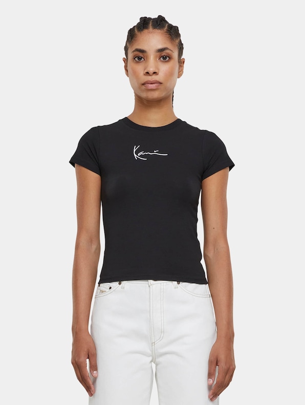 Karl Kani Small Signature Essential Tight T-Shirt-2