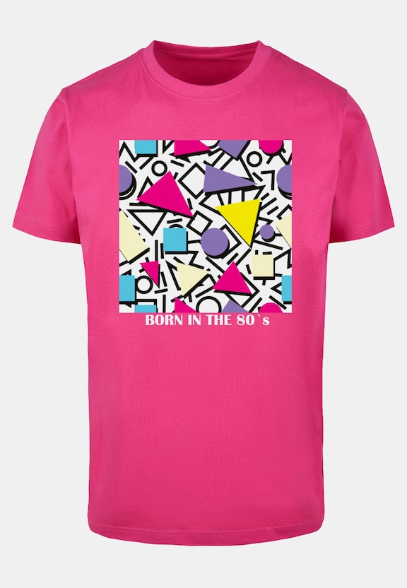 Geometric Retro T-Shirt Round Neck-4