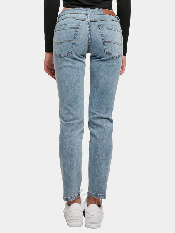 Ladies Low Waist Straight Denim-1