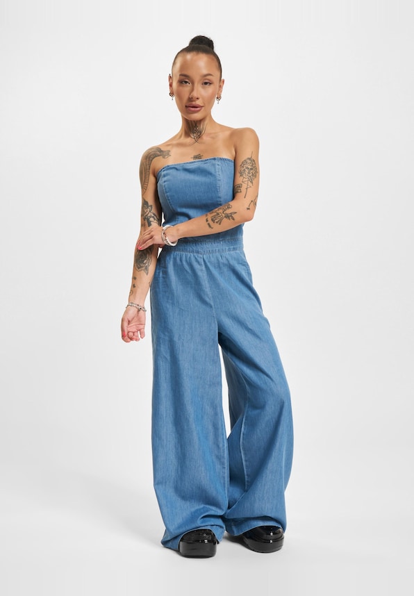 Only Akia Bea Denim Jumpsuits-0