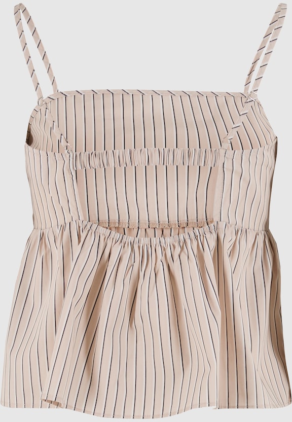 Ladies Striped Cotton Cami Top-5
