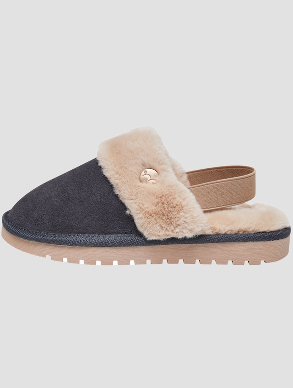 ROMIKA Kids Suede + Fake Fur Slipper-2