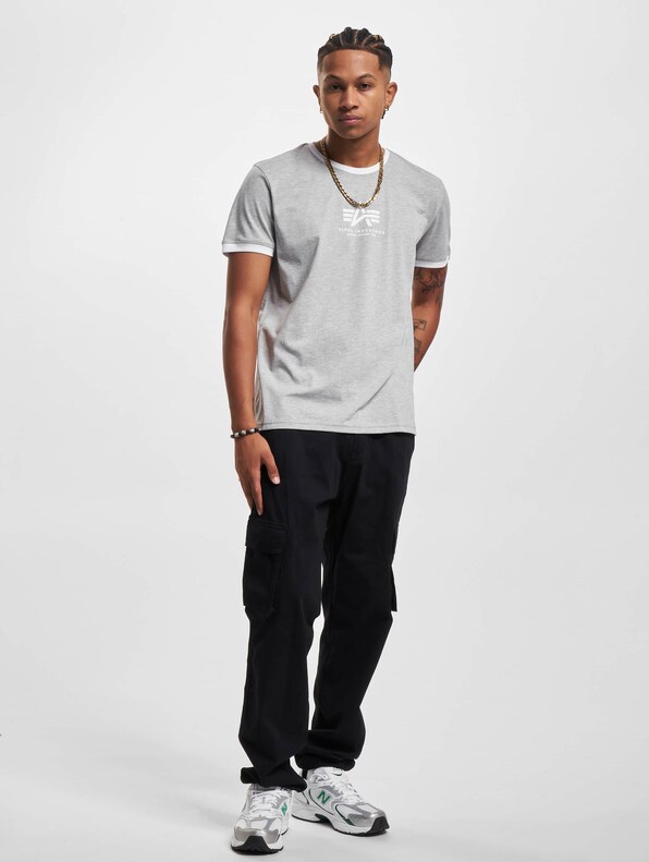 Alpha Industries Contrast T-Shirt Grey-5