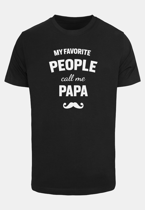 Fathers Day - My Favorite People Call Me Papa T-Shirt-4