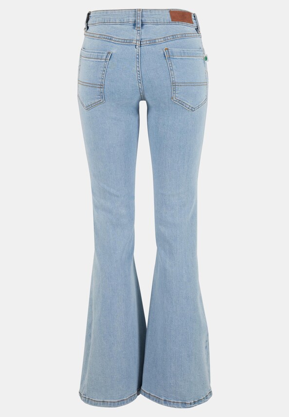 Ladies Organic Low Waist Flared -3