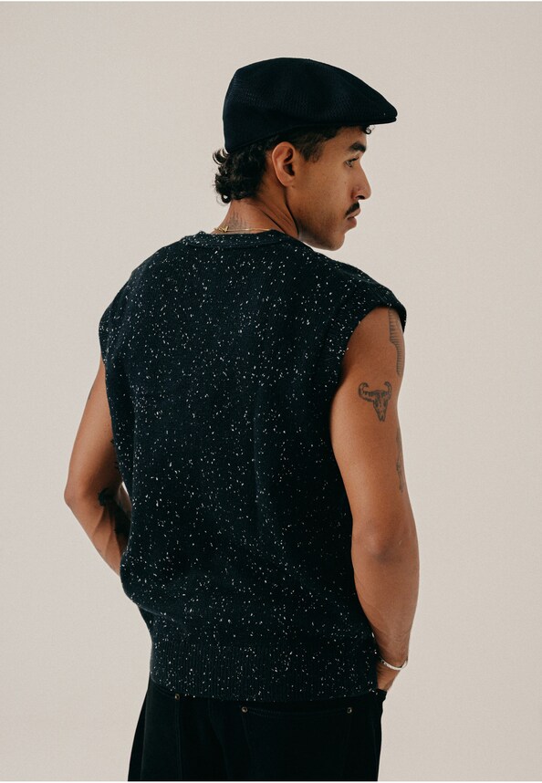 Nep Knit Vest-1