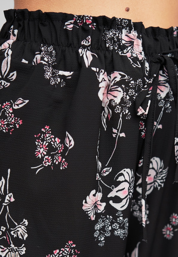 Pants with  aop floral print-5