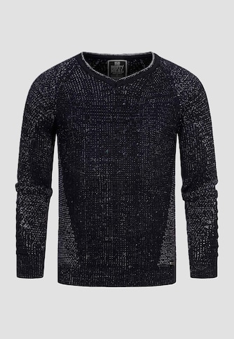 Rusty Neal Herren Grobstrick Pullover