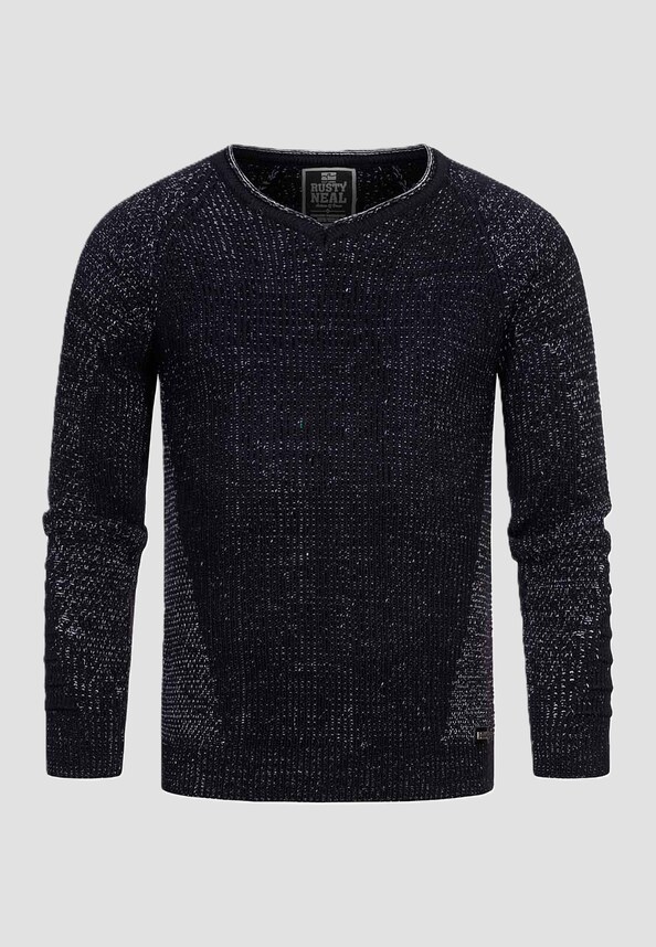 Rusty Neal Herren Grobstrick Pullover-0