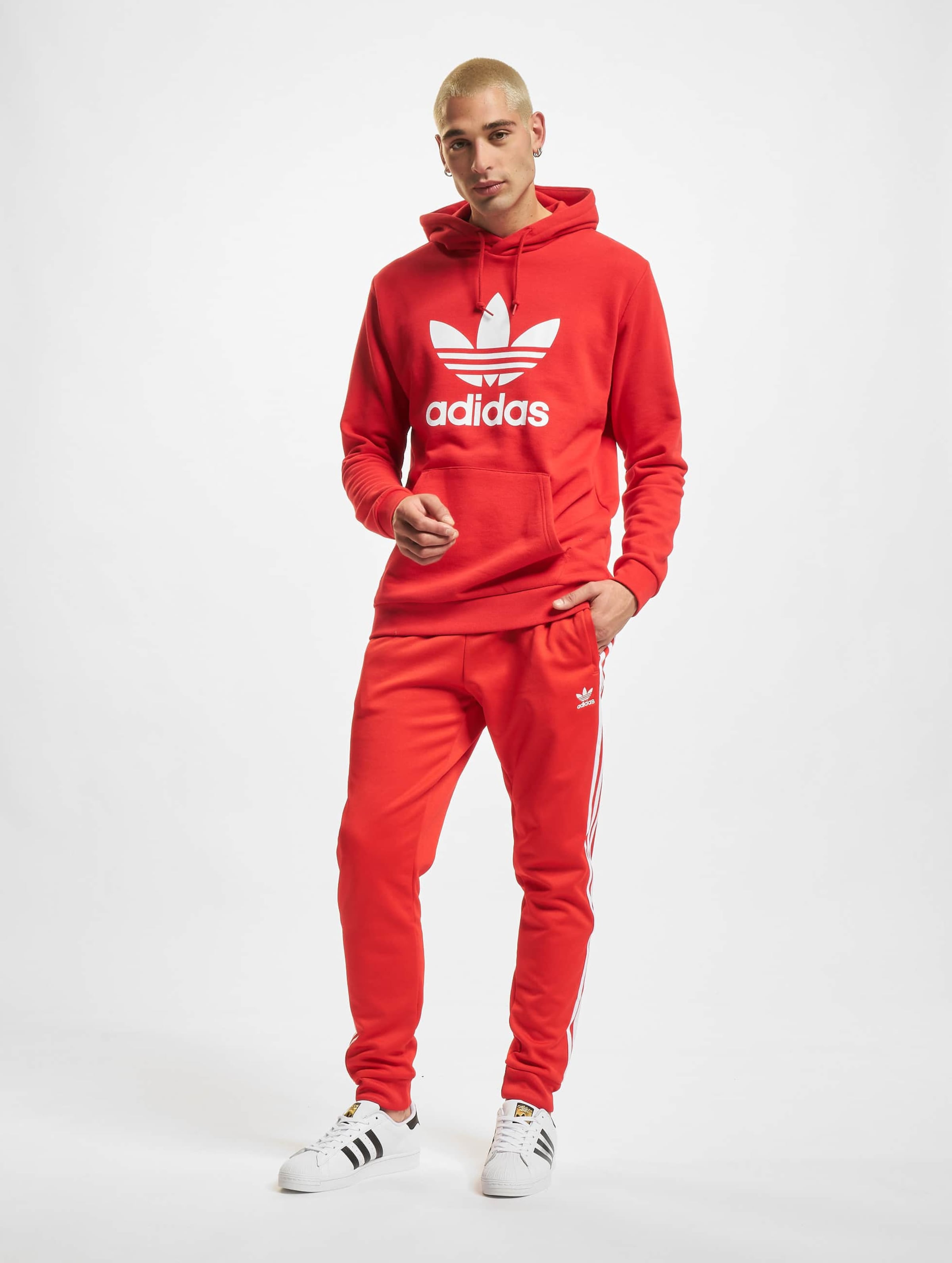 Adidas trefoil sst hotsell track suit