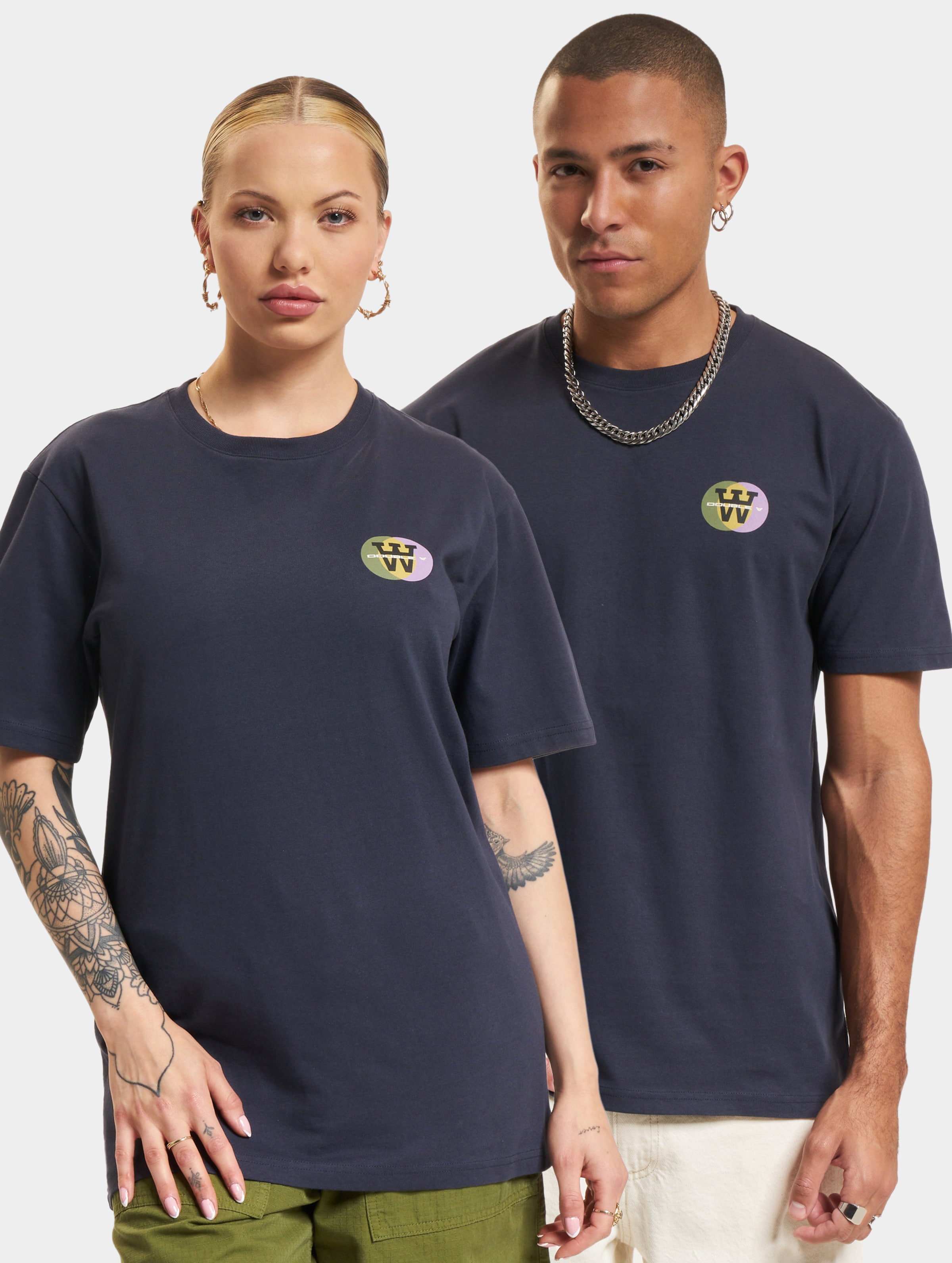 Wood Ace Eclipse T-Shirt Frauen,Männer,Unisex op kleur blauw, Maat L