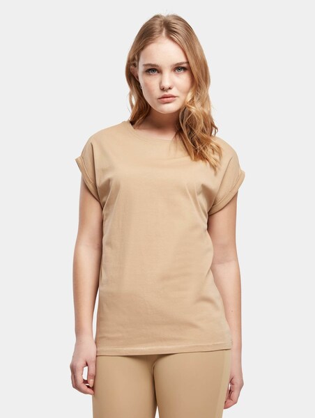 Urban Classics Women's Extended Shoulder Tee - Drop Shoulder Cotton T-Shirt