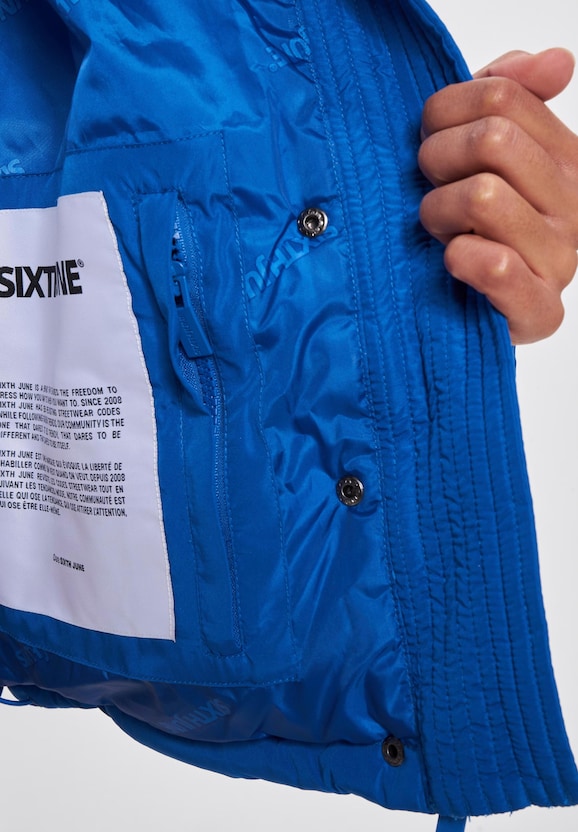 Sixth June Short W/ Hood Puffer Jacket Royal-4