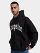 Dropsize Heavy Logo Design Hoody-0