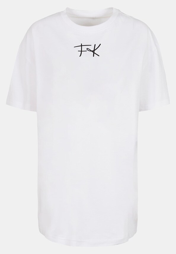  Ladies Frida Kahlo - Short logo Oversized Boyfriend-2