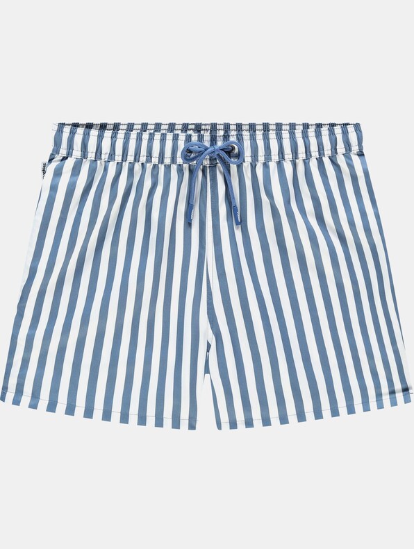 Blue Striped Shorties-0