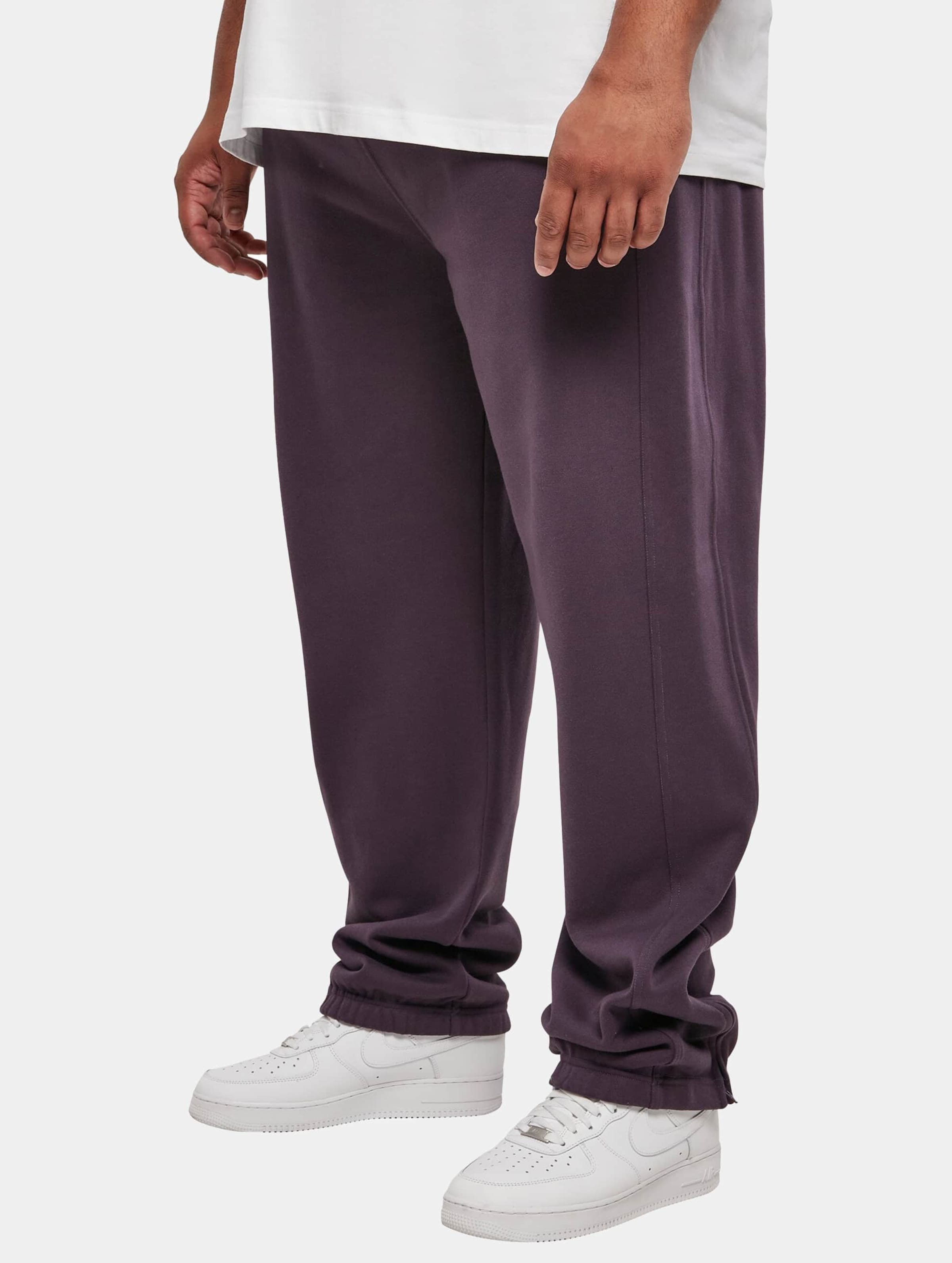 Urban Classics Sweatpants op kleur violet, Maat XS