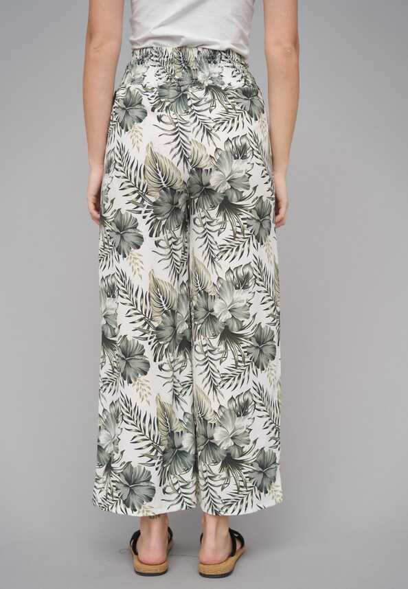 Wide Summer Pant Plam AOP-1