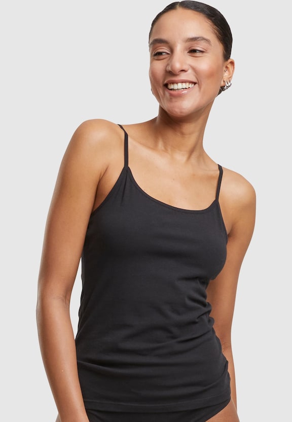 Ladies Basic Tank Top Cotton  2-Pack-0