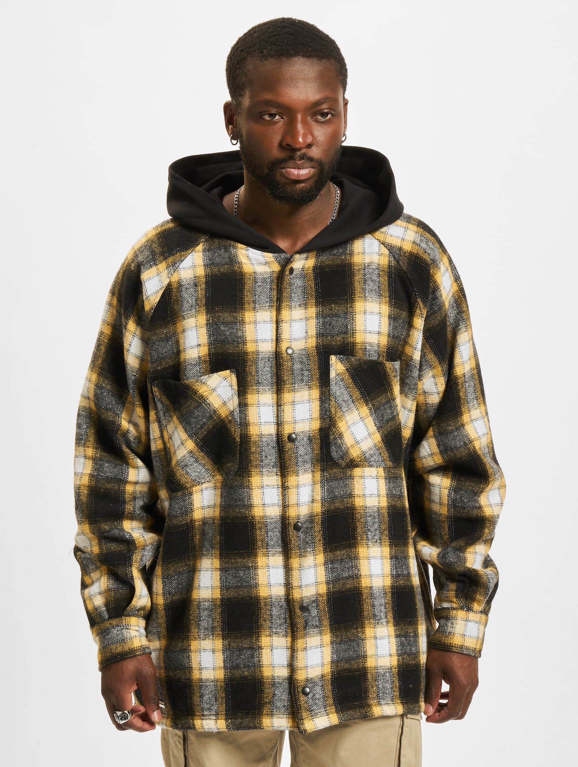 Oversized store flannel hoodie