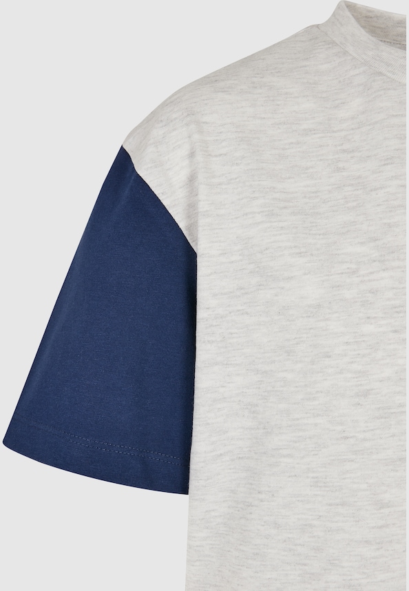 Boys Organic Oversized Colorblock Tee-3