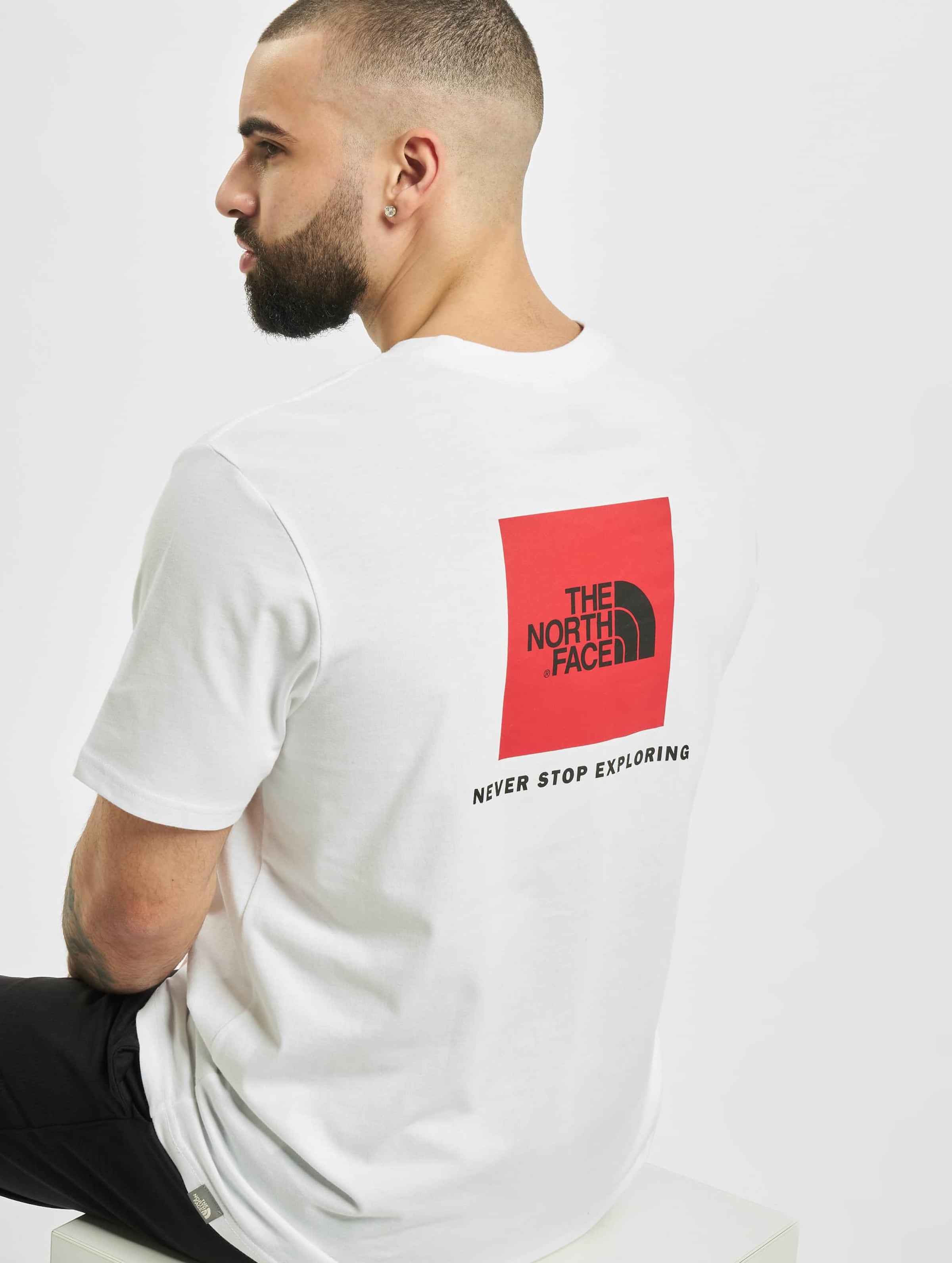 Red box north on sale face t shirt