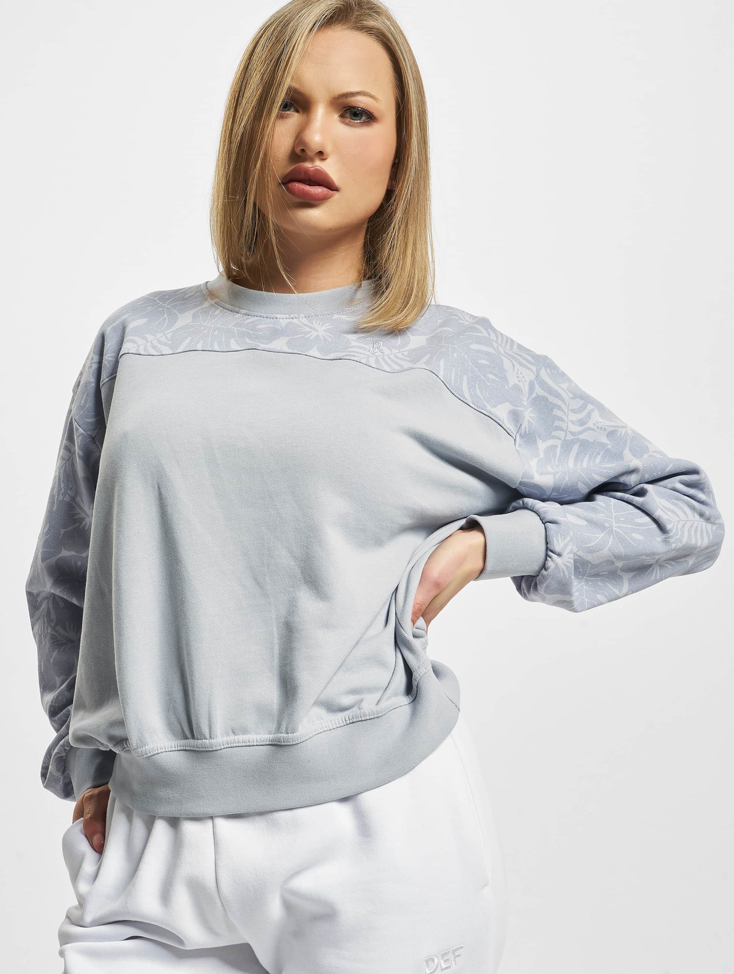 Just Rhyse Summertime Crewneck Vrouwen op kleur blauw, Maat L