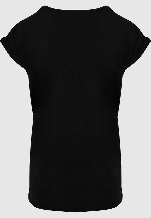 Ladies Ashnikko - Apple Picture Extended Shoulder Tee-5