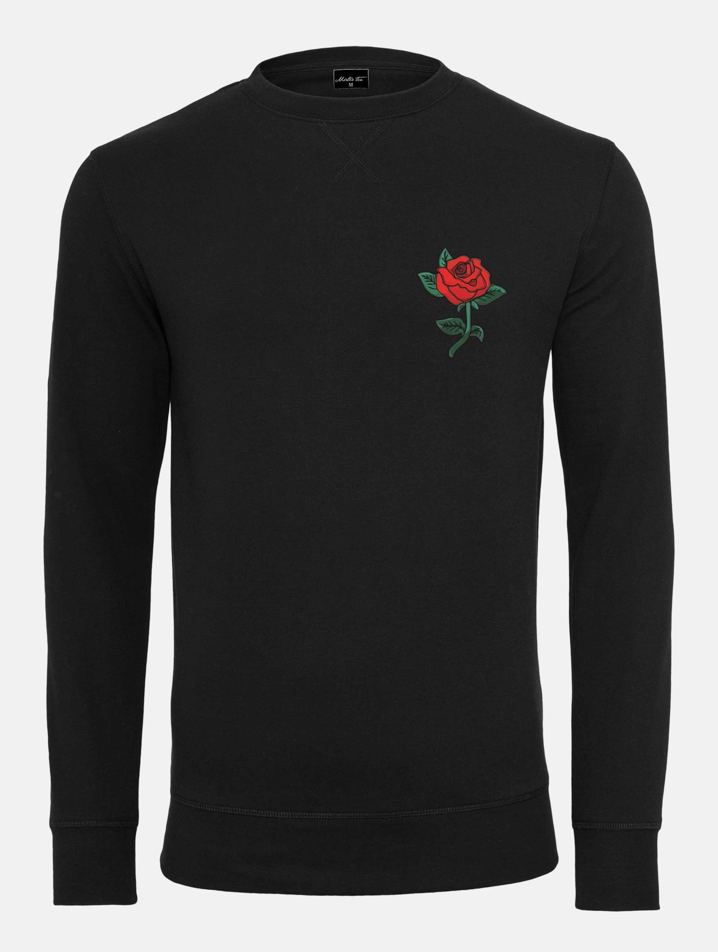 Mister Tee - Rose Crewneck sweater/trui - S - Zwart