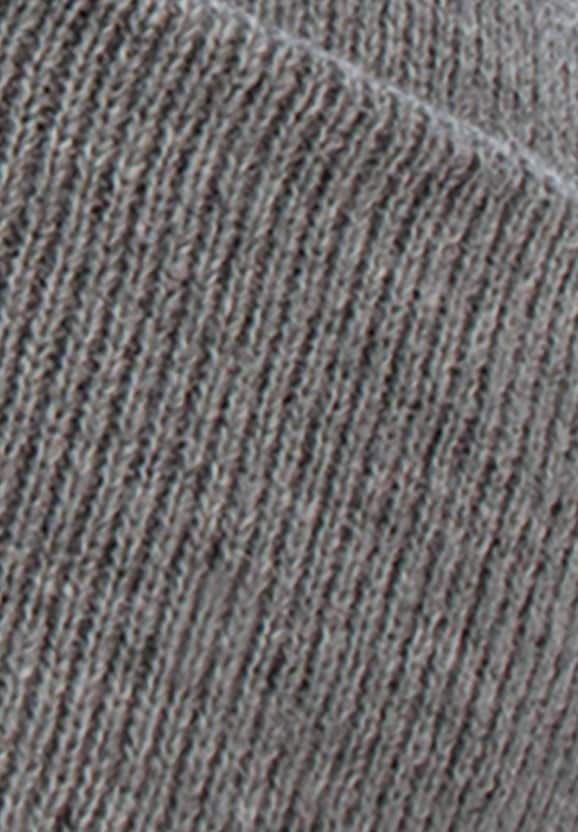 Cuffed Pom Pom Knit Beanie-2