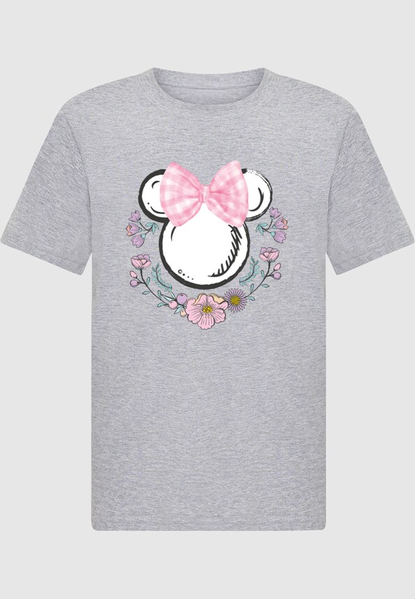 Kids Minnie Mouse - Flowers Logo Basic Tee 2.0-2