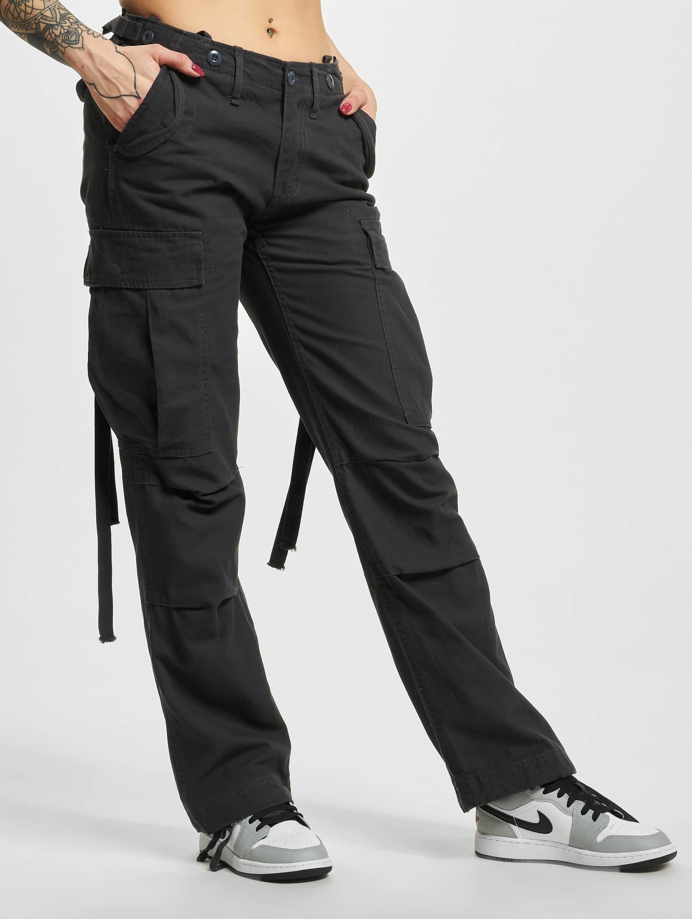 Brandit Ladies M-65 Cargo Pants Frauen,Unisex op kleur grijs, Maat 27