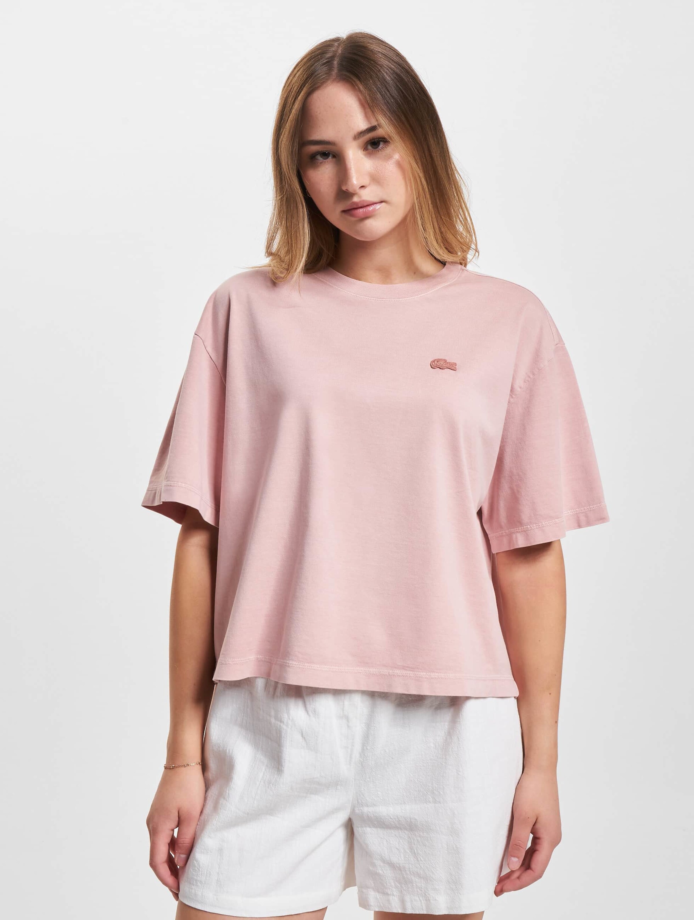 Lacoste T-Shirt Kinderen op kleur roze, Maat 38