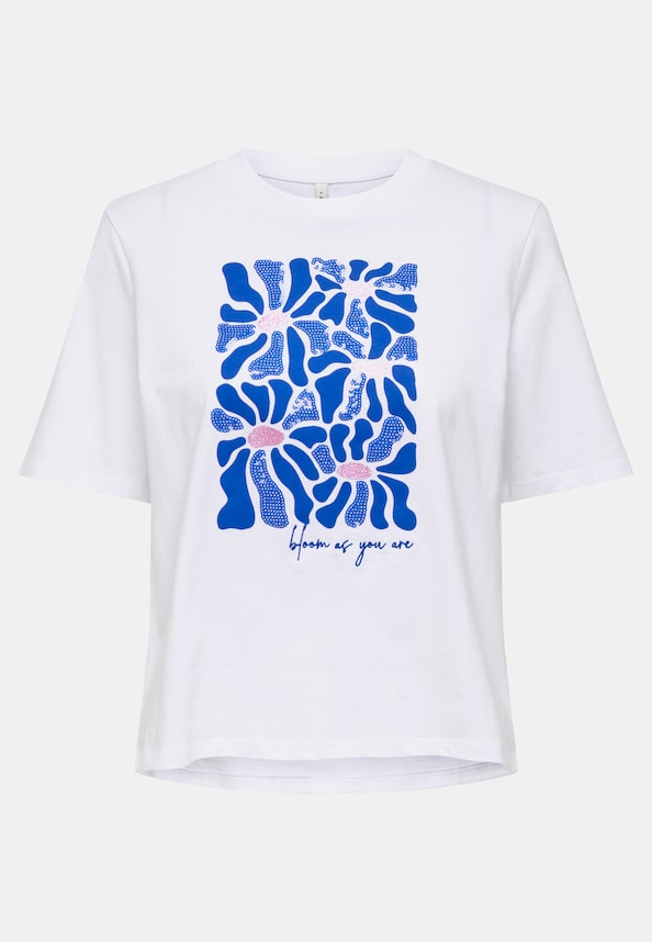 ONLRITA S/S FLOWER TOP BOX JRS-5