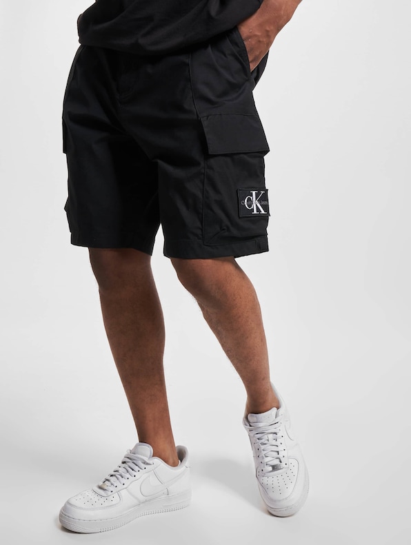 Calvin Klein Jeans Washed Cargo Woven Shorts-0