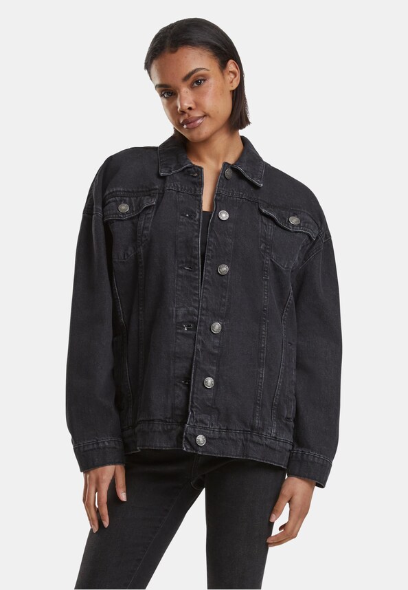Ladies Oversized 90‘s Denim Jacket-0
