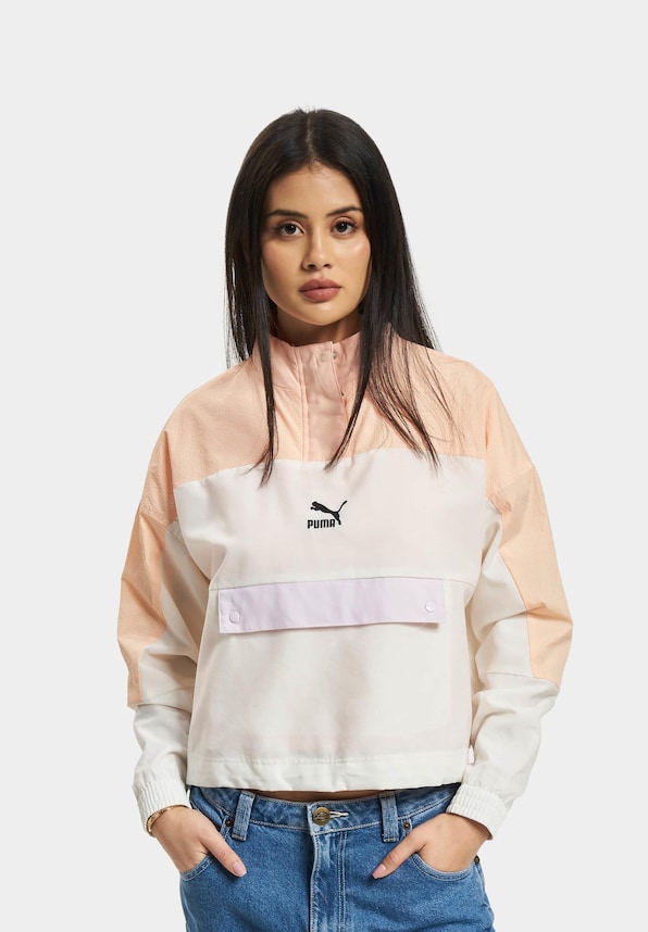 Swxp Relaxed Half Zip Woven-1