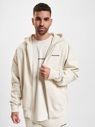 PEGADOR Logo Oversized Sweat Zip Hoodies