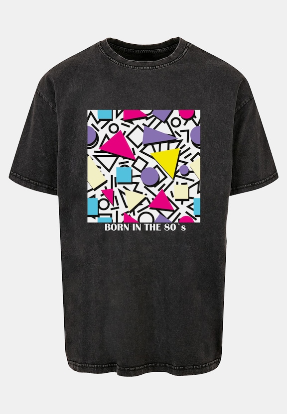 Geometric Retro Acid Washed Heavy Oversize-2