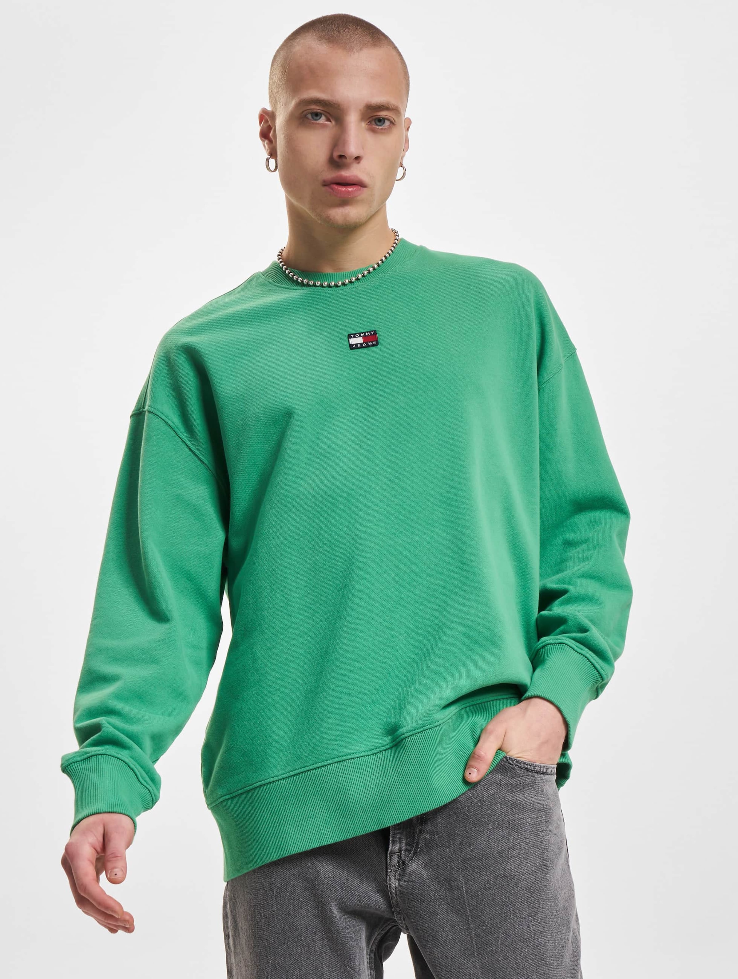 Tommy jeans 2025 sweatshirt green