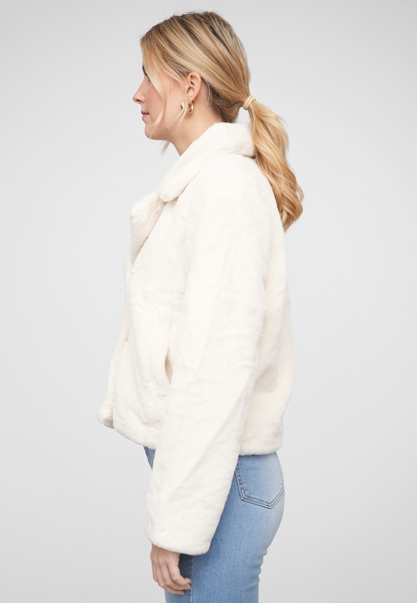 VIEBBA L/S FAUX FUR SHORT JACKET/TB-2