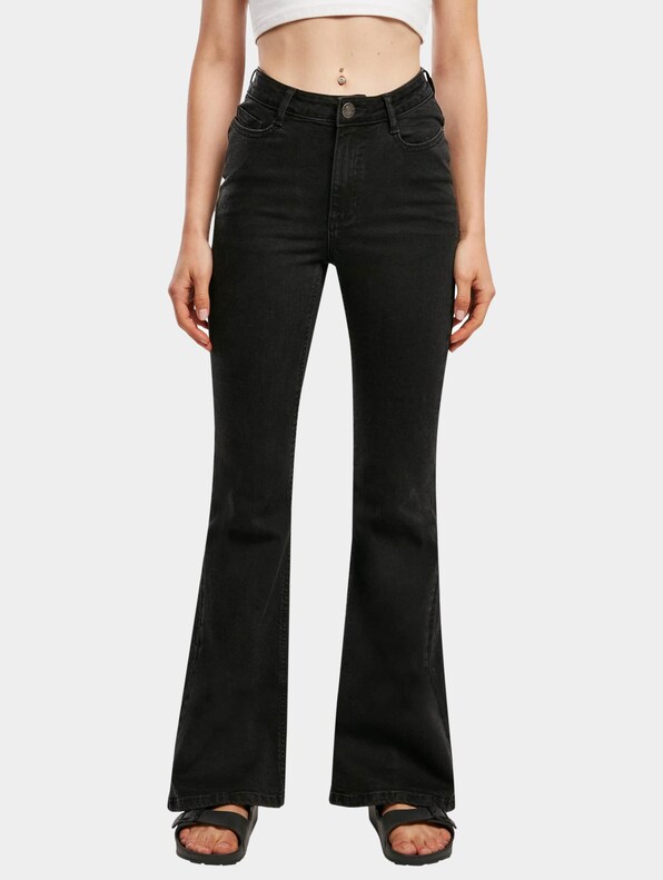 Organic High Waist Flared Denim-2