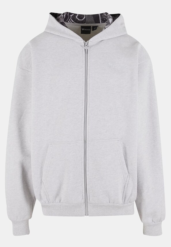 ZIP HOODIE PRINTED HOOD-2