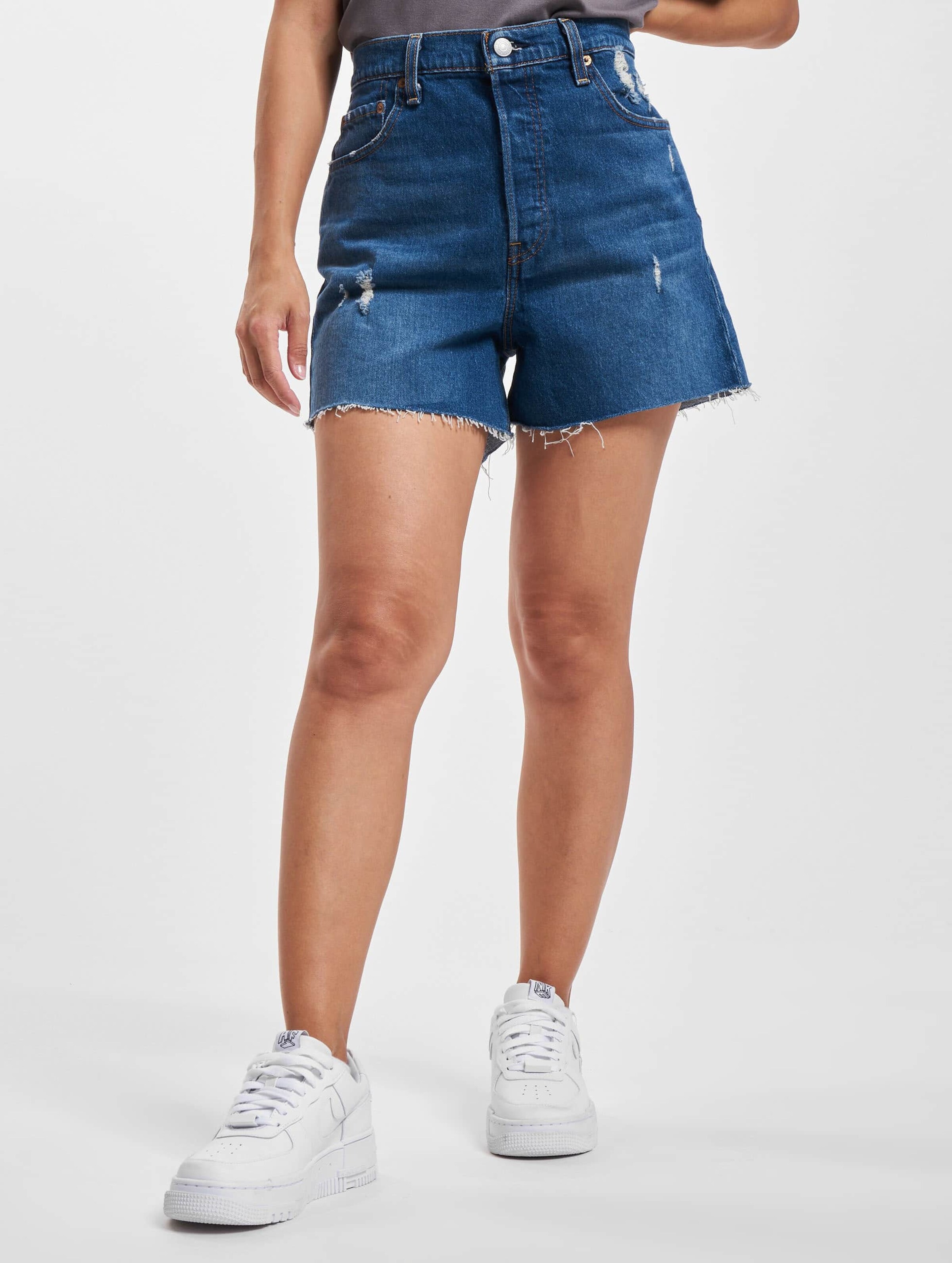 Levi's ribcage denim clearance shorts