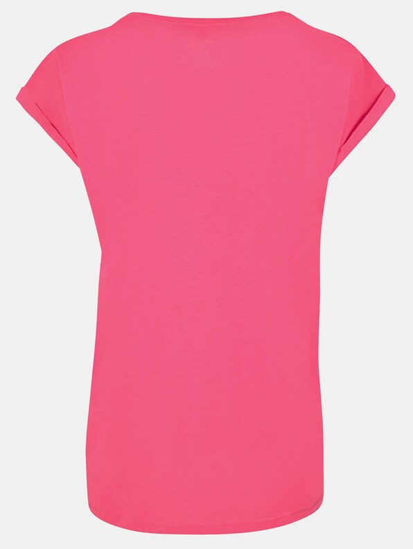 Ladies Valentines Day - Leopard Heart Extended Shoulder-3