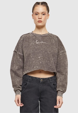 KW241-038-1 Karl Kani Small Signature Washed Crop Crew