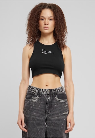 Small Signature Essential Racer Rib Top